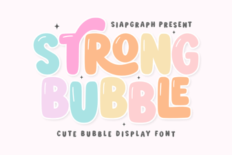 Bubble Fonts for Bold, Creative Designs