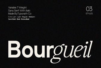 Bourgueil Font: a Designer's Creative Toolkit